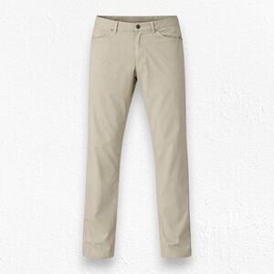 Lululemon Beige Khaki ABC Pants Tech Chino Slim Fit Business Casual Pant Size 32